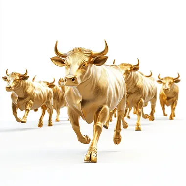 Chasing Fortune: A Stampede of Golden Bulls