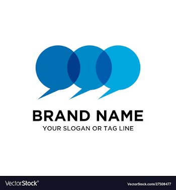 Chat logo vector image