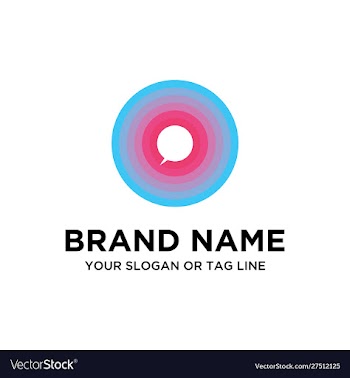 Chat logo vector image