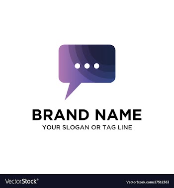 Chat logo vector image