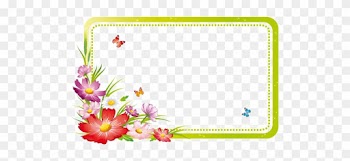 Cheap Red Flower Frame Png Transpa Picture Mart Colorful - Flower Photo Frame Design