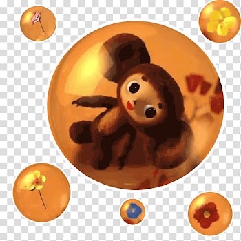 Cheburashka Gena the Crocodile Telegram Sticker, others transparent background PNG clipart