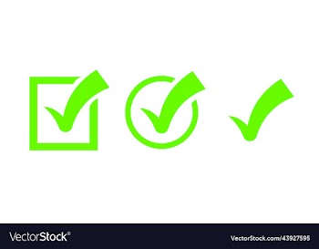 check box icon set