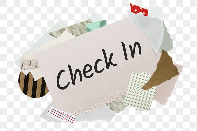 Check in png word sticker, | Free PNG - rawpixel