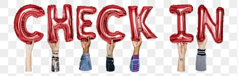 Check in word png, hands | Free PNG - rawpixel