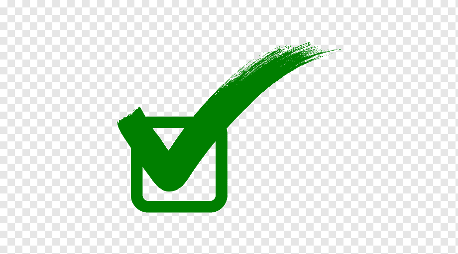 Check mark, Green correct sign, check and box icon, angle, leaf, text png