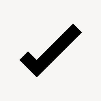 Check mark icon, flat graphic | Free Icons - rawpixel