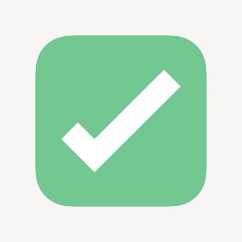 Check mark icon, flat graphic | Free Icons - rawpixel