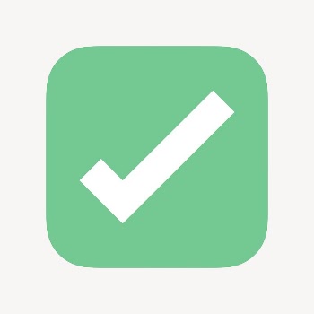 Check mark icon, flat graphic | Free Icons - rawpixel