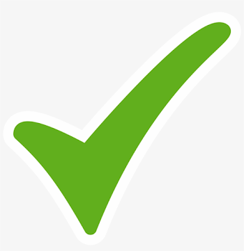 Check Mark - Right And Wrong Signs Png - 488x479 PNG Download - PNGkit
