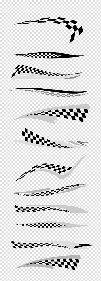 Check pattern graphics, Racing Banner transparent background PNG clipart