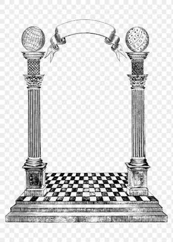 Checkered floor png column frame | Free PNG - rawpixel