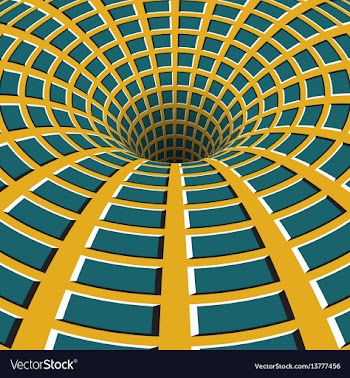  					Checkered funnel rotating hole motley moving vector image														