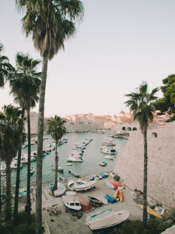 Checking out the Old Town of Dubrovnik in the early morning taking in all it has to offer.