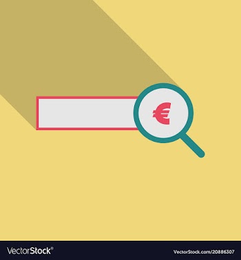Checking the authenticity of money - icon vector image