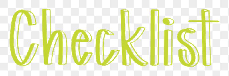 Checklist png word sticker typography, | Free PNG - rawpixel