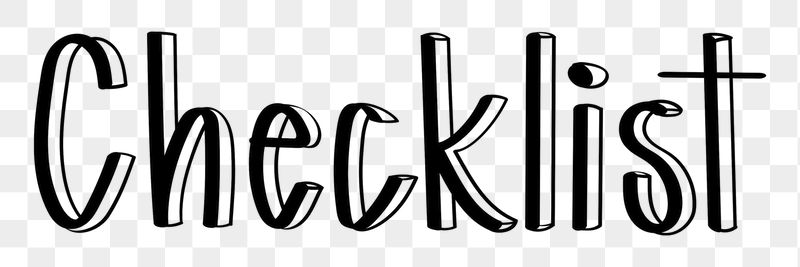 Checklist png word sticker typography, | Free PNG - rawpixel