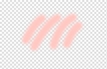 Cheek Blush Pink, four orange lines illustration transparent background PNG clipart