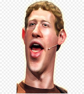 Cheek Chin Nose Forehead Mouth - Mark Zuckerberg Png 