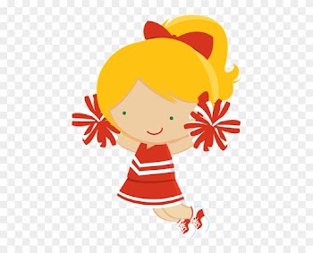 Cheer, Red, Search, Soccer Theme, For Kids, Research, - Red Cheerleader Clipart