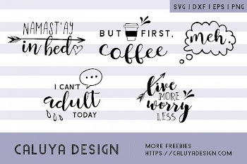 Cheer Up & Relax, SVG Quotes Bundle