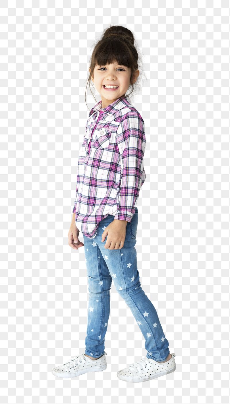 Cheerful girl png sticker, kids' | Free PNG - rawpixel