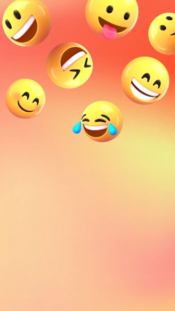 Cheerful laughing emoticons mobile wallpaper, | Free Photo - rawpixel