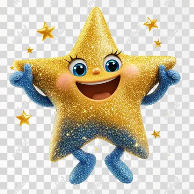 Cheerful Star Avatar: Bright, Fun, and Expressive!