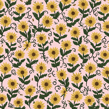 Cheerful Sunflower Botanical Pattern