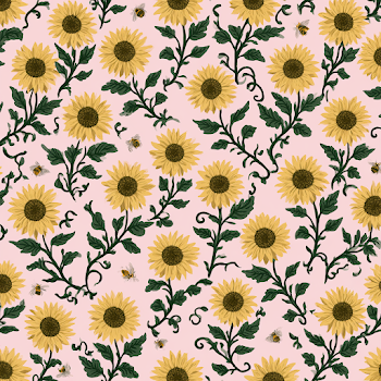 Cheerful Sunflower Botanical Pattern