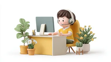 Cheerful Thai Boy Learning Online with Headset in Colorful Room Cheerful Thai Boy Learning Online with Headset in Colorful Room