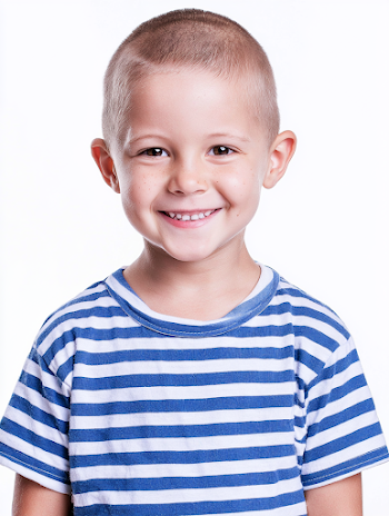 Cheerful Young Boy Portrait