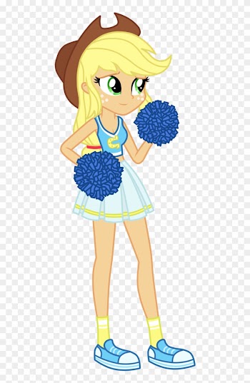 Cheerleader Applejack - Applejack Equestria Girls Media