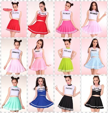 Cheerleading Uniforms Costume Skirt, Cheerleader transparent background PNG clipart