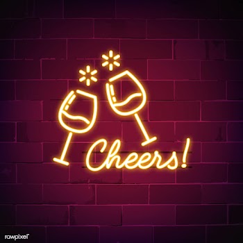 Cheers bar neon sign vector | Free stock vector - 537688