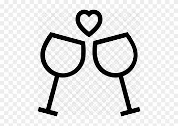 Cheers Icon - Wedding Toast Clipart Free
