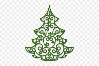 Cheery Lynn Designs Christmas Tree Die Cut Out - Christmas Tree Die Cut