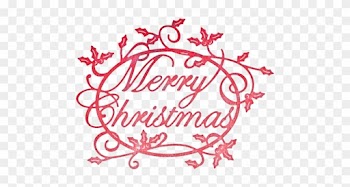 Cheery Lynn Designs Merry Christmas Holly Sentiment - Cheery Lynn Designs Die-merry Christmas Holly Sentiment