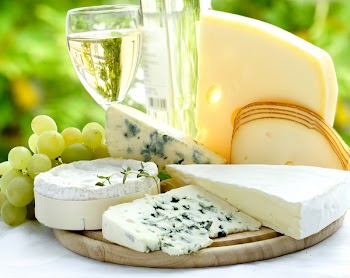 cheese and wine