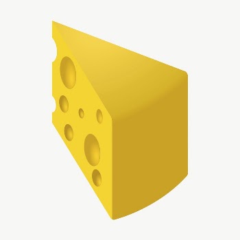 Cheese piece clipart, illustration vector. | Free Vector - rawpixel