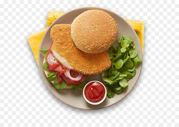 Cheeseburger Cotoletta Breakfast sandwich Hamburger Cordon bleu - pork cutlet in supermarket 