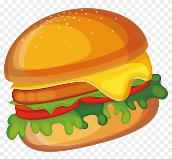 Cheeseburger Hamburger Fast Food Veggie Burger Clip - Burger Clipart Png