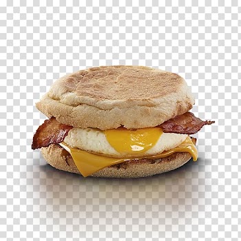 Cheeseburger McGriddles Montreal-style smoked meat Breakfast Buffalo burger, breakfast transparent background PNG clipart
