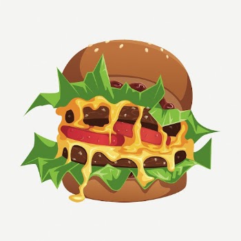 Cheeseburger meal clipart, food collage | Free PSD - rawpixel