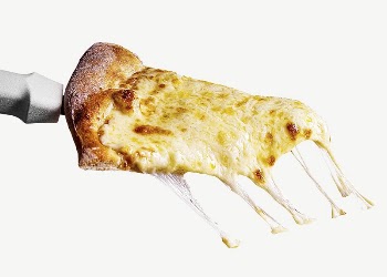 Cheesy pizza slice collage element | Free PSD - rawpixel