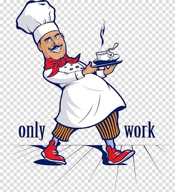 Chef Cartoon Cooking Illustration, Artwork cartoon character material, transparent background PNG clipart