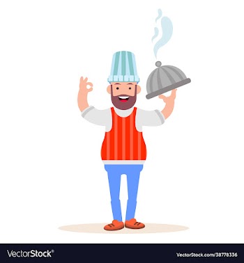 chef character in a standing position