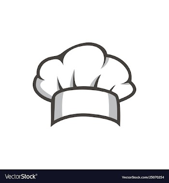 Chef hat chef logo vector image