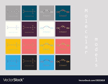 Chemical formulas of food and cosmetic vector image