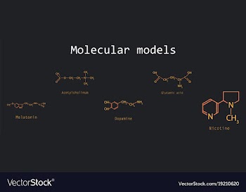 Chemical formulas of food and cosmetic vector image